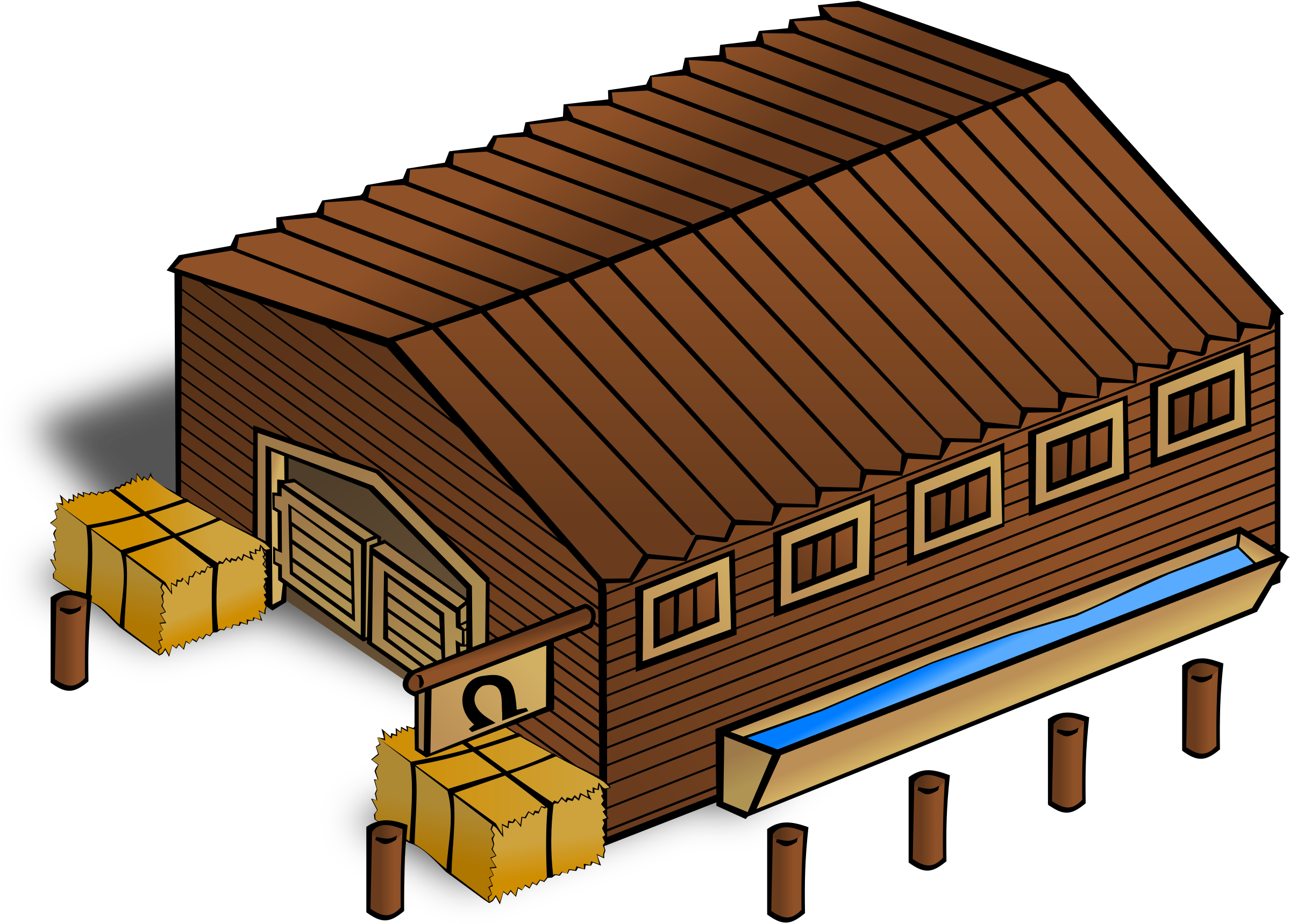 Clip Art Transparent Library Clipart Rpg Map Symbols - Warehouse Clip Art (2400x2400), Png Download