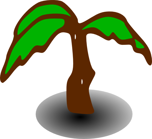 Treerpg Map Elements Clip Art Free Vector - Palm Tree Clip Art (600x549), Png Download