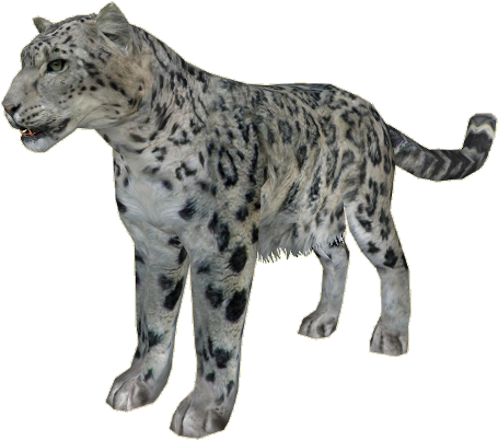 Snowleopard Ludozoo - Zt2 Snow Leopard (600x450), Png Download