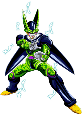 450px-super Perfect Cell - Personnage Dragon Ball Cell (450x403), Png Download