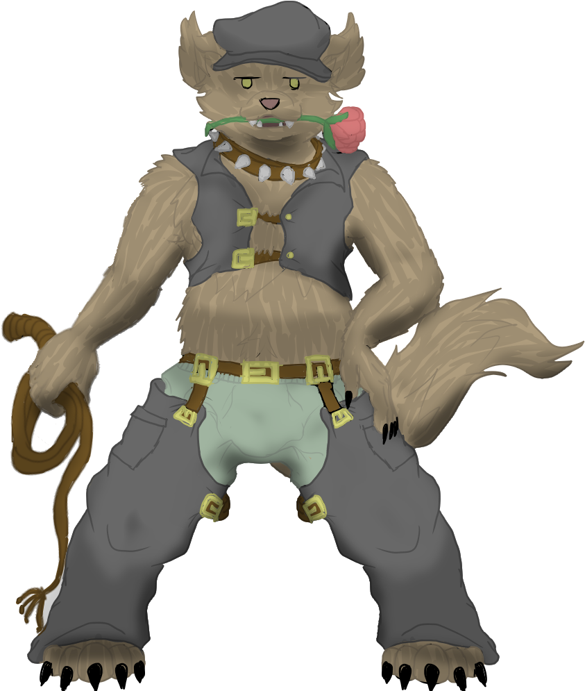 Kobold Rouge - Cartoon (1000x1000), Png Download