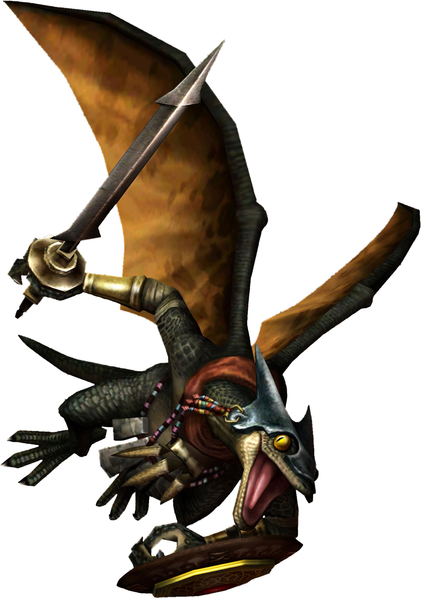 Aeralfos - Zelda Twilight Princess Mini Boss (422x599), Png Download