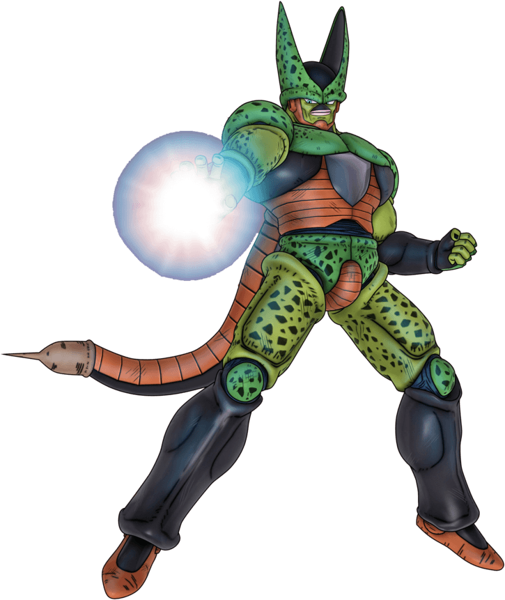 Dragon Ball Z Wallpapers - Dragon Ball Z Cell Forms 2 (856x934), Png Download