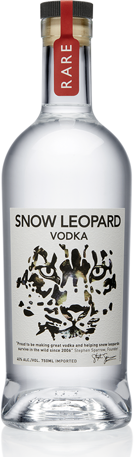 A Great Vodka For Good - Snow Leopard Rare Vodka (265x900), Png Download