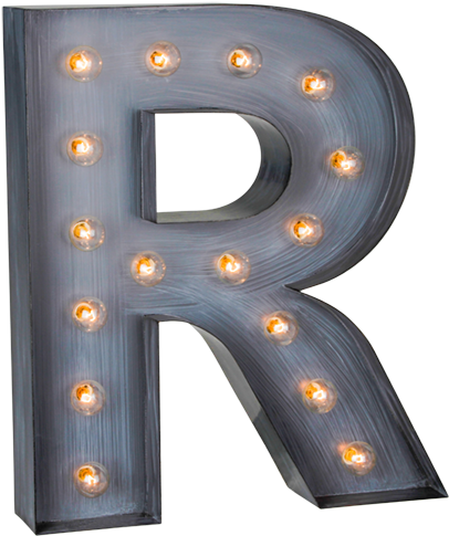 Illuminated Marquee - Wood (980x653), Png Download