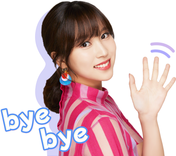 Twice Line Stickers Mina 4 - Twice Line Stickers (412x350), Png Download