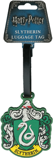 Harry Potter - Slytherin Luggage Tag (600x600), Png Download