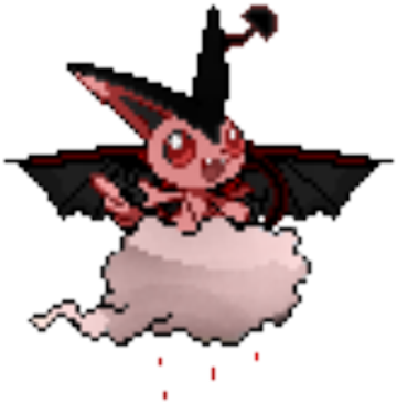 Devil Victini - Cartoon (420x420), Png Download