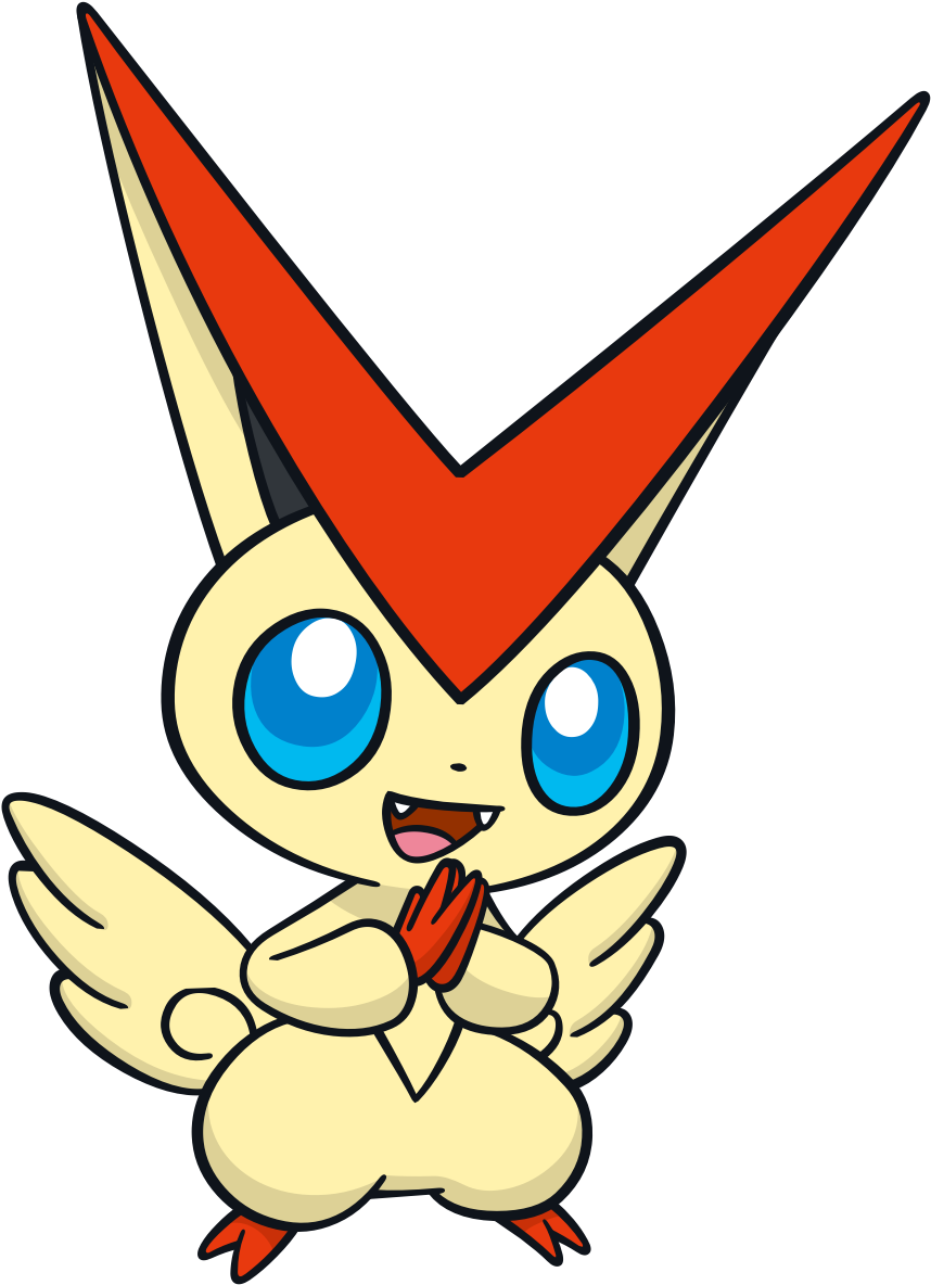 Global Link - Pokemon Victini Dream World (865x1190), Png Download