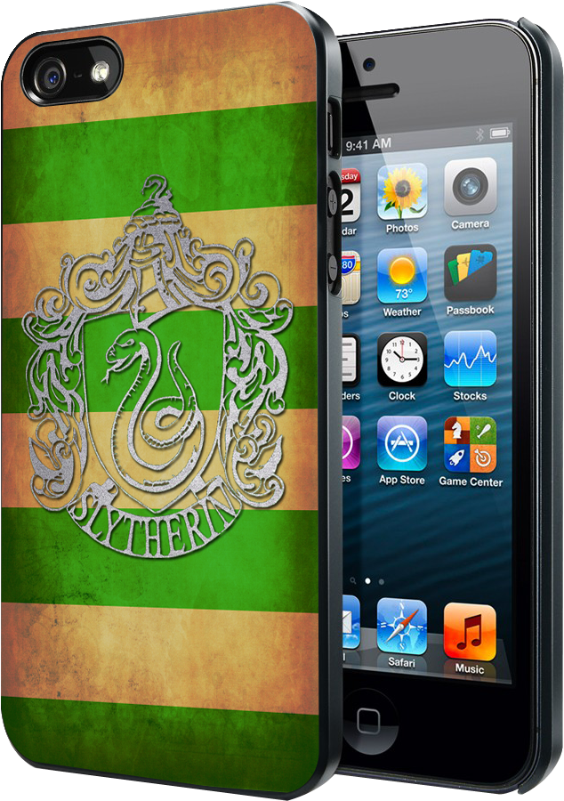 Harry Potter Slytherin Crest Samsung Galaxy S3 S4 S5 - Iphone 5 Cases Warcraft (874x1124), Png Download