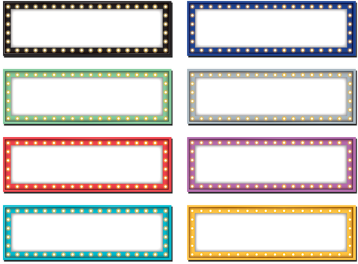 Marquee Labels Magnetic Accents (500x500), Png Download