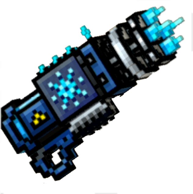 Icicle Minigun - Portable Network Graphics (640x637), Png Download