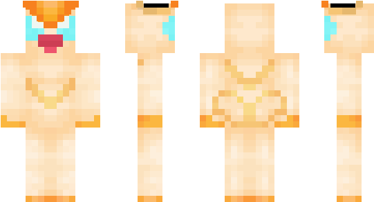 Minecraft Skin Victini - Скин Деда Для Minecraft (600x348), Png Download