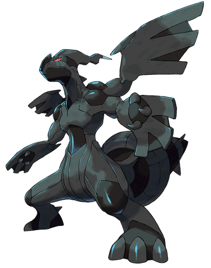 Except For Events - Black Pokemon (411x522), Png Download