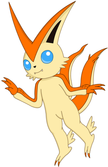 Victini Mega Evolution - Tumblr (500x666), Png Download