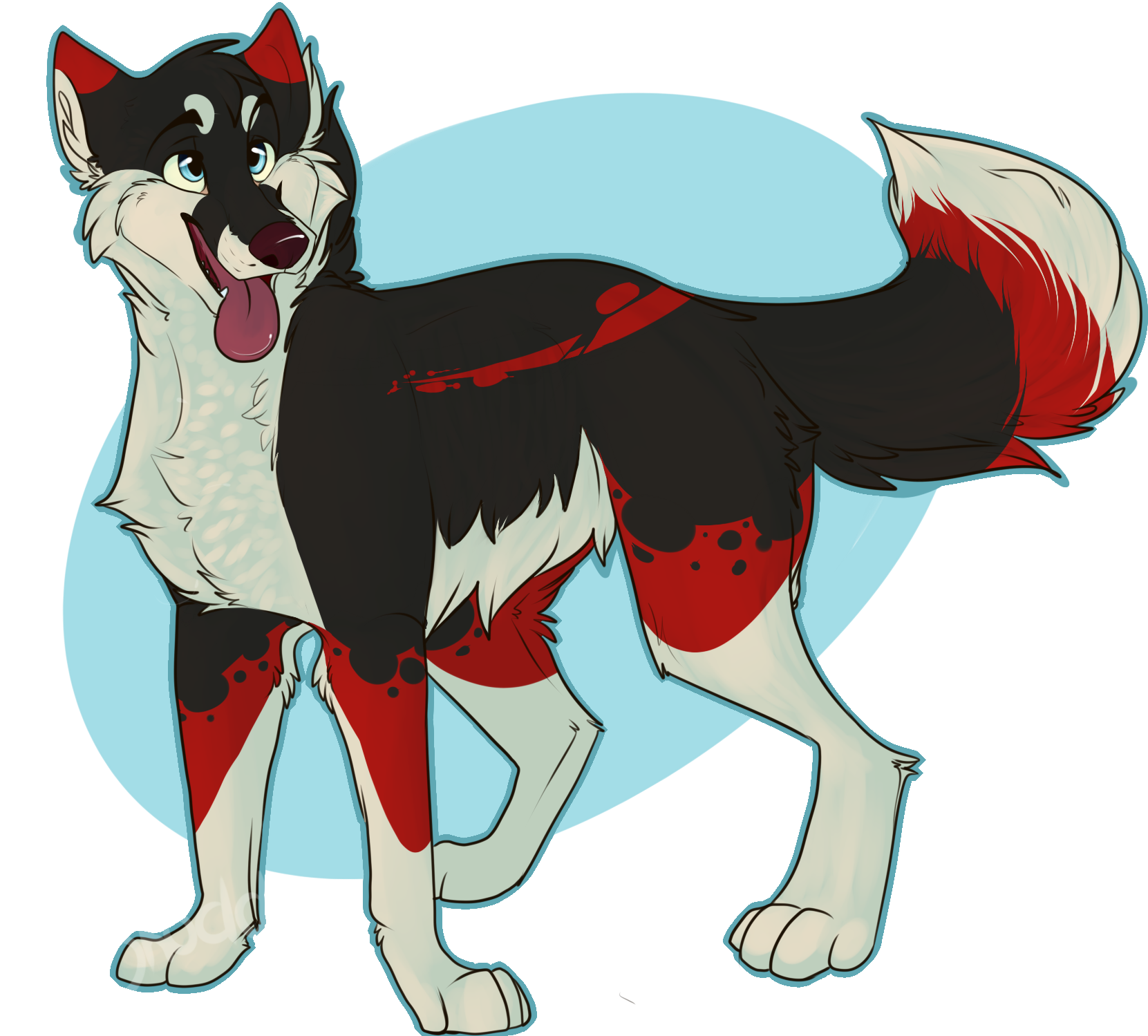 Elian [by Skodda] - Cartoon (1742x1522), Png Download