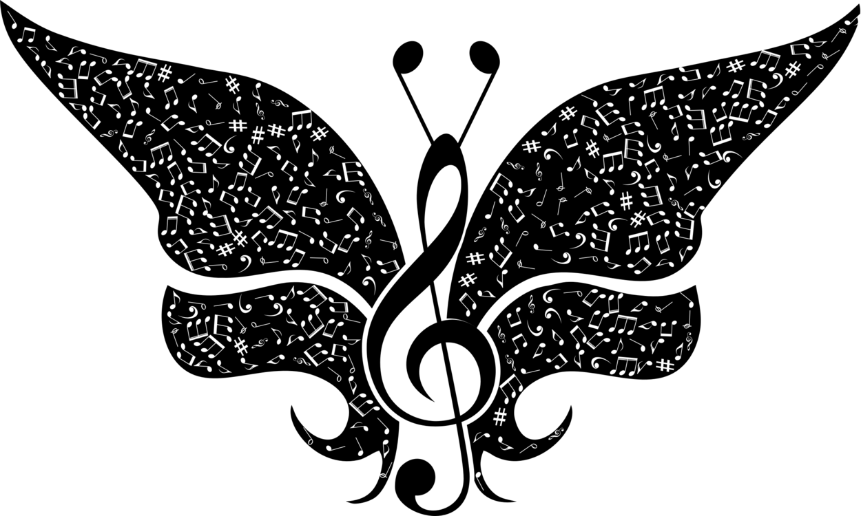 Monarch Butterfly Drawing Insect Silhouette Free Commercial - Illustration (1250x750), Png Download