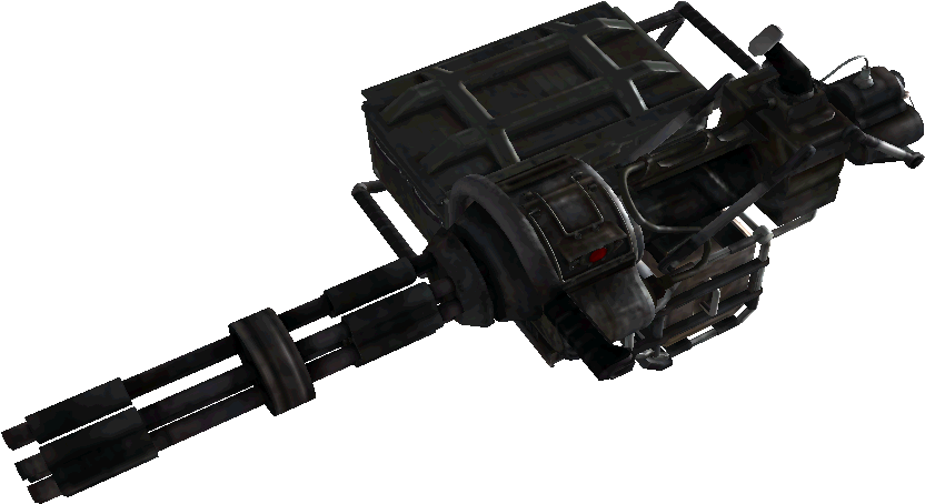Http - //fallout - Neoseeker - Com/w/i/fal4/mini Gun - Fallout 3 Minigun (1040x520), Png Download