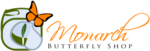Monarch Butterfly Shop - Monarch Butterfly Logo (559x233), Png Download