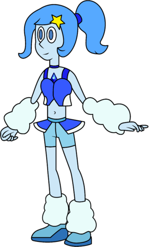 Sapphire For Sticks - Steven Universe Sapphire Gemsona (291x480), Png Download