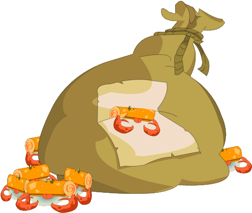 Bag Of Crab Sticks - Ear (500x500), Png Download