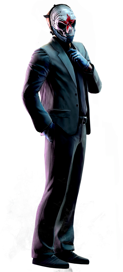 And Understand His Role On The Heist Team - Payday Character (497x1080), Png Download