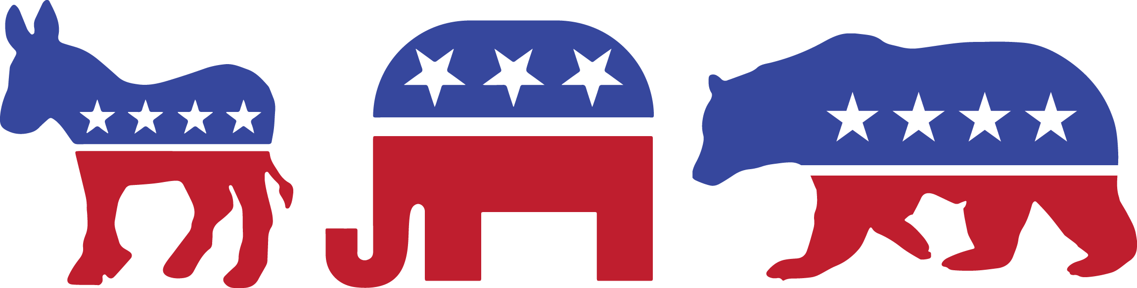 Republican Party Logo Png Download - Democratic Republicans Symbol 1800 (2299x584), Png Download