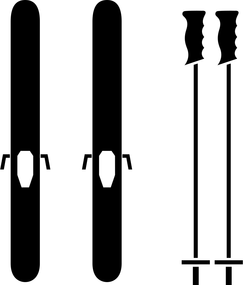 Png File - Skis Icon Png (836x980), Png Download