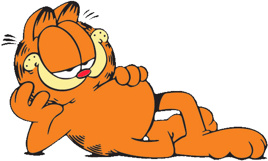 Download - Animated Garfield (600x362), Png Download
