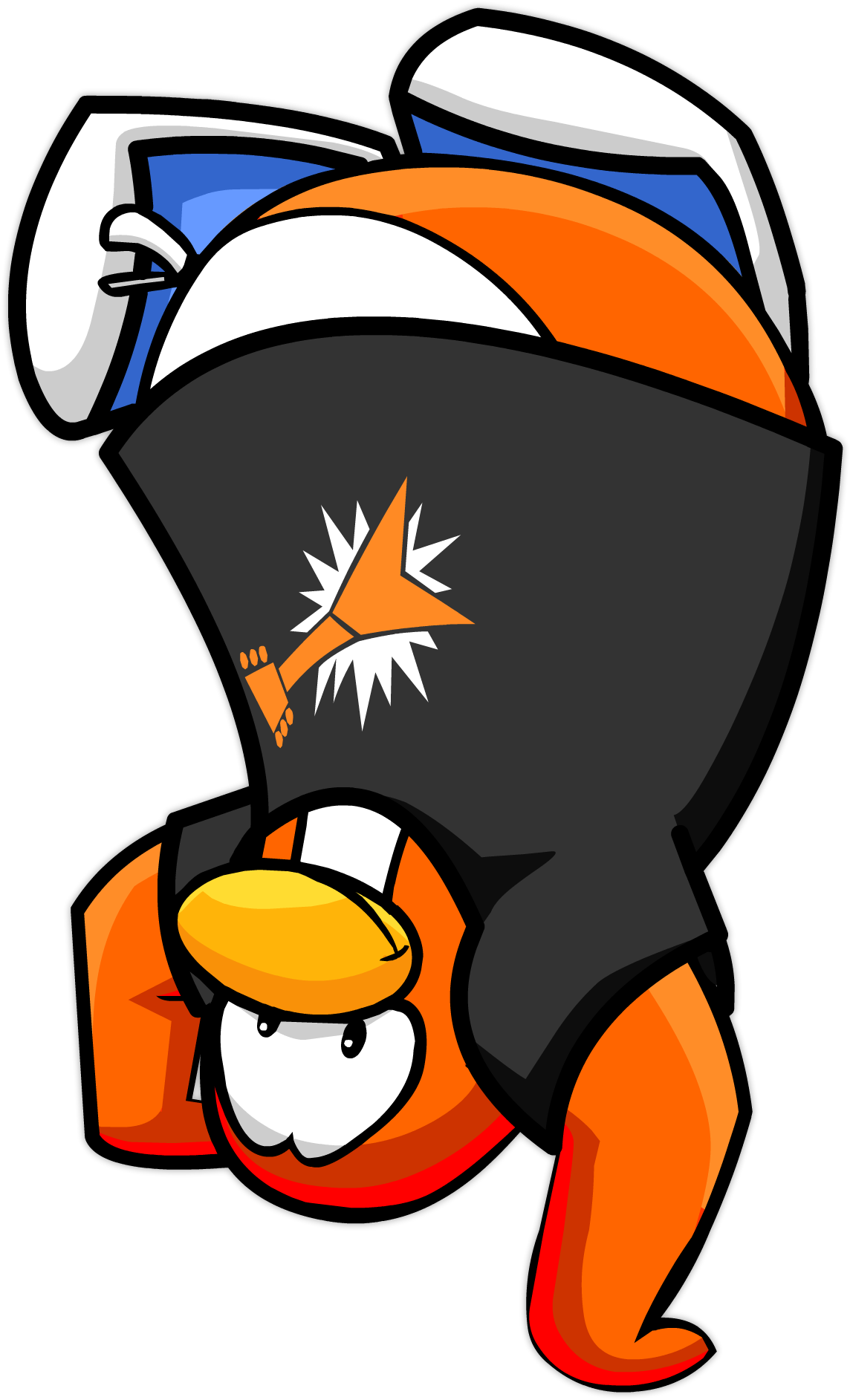 Celebrate More Login Screen Penguin - Club Penguin Old Cut Out (1144x1885), Png Download