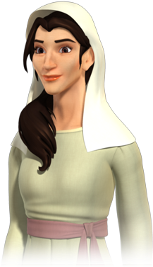 Ruth Was A Moabitess, Who Married Into The Hebrew Family - Ruth Superbook (350x420), Png Download