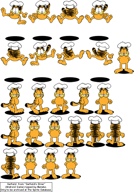 Garfield (511x734), Png Download