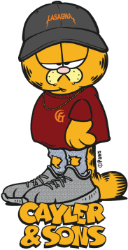 Garfield Is Back In Town With New Cayler & Sons Aw17 - Garfield Cayler And Sons (768x432), Png Download