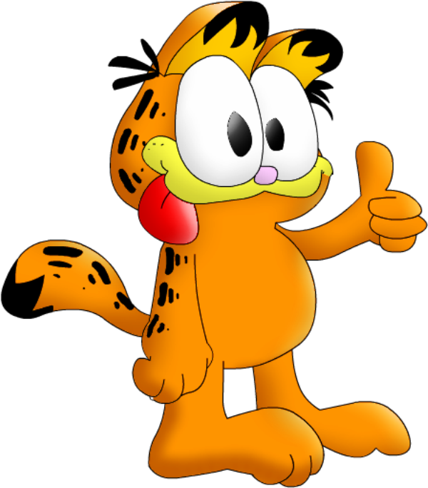 Garfield Funny Image - Dibujos Animados De Garfield (600x684), Png Download