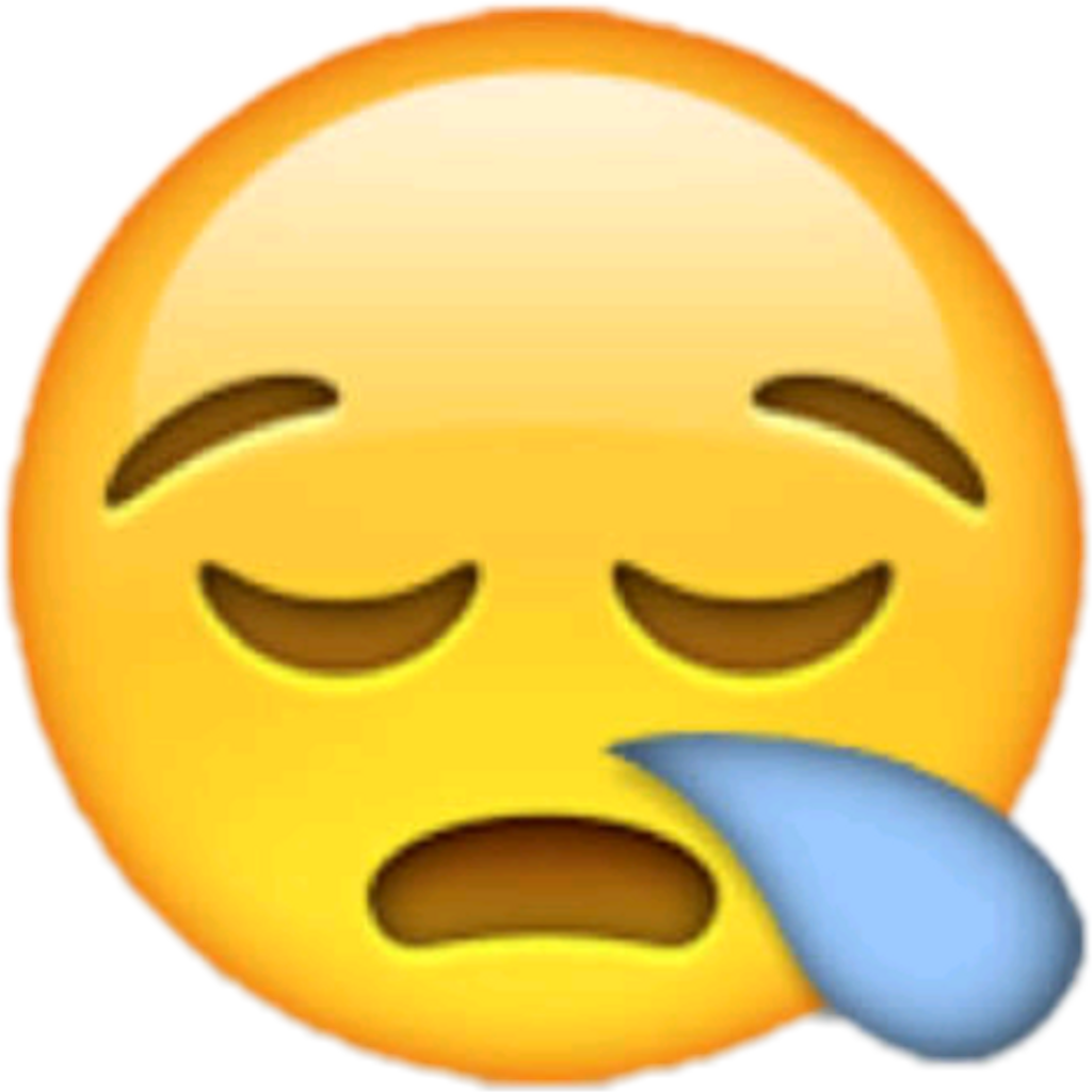 Sleeping Emoji (1024x1024), Png Download