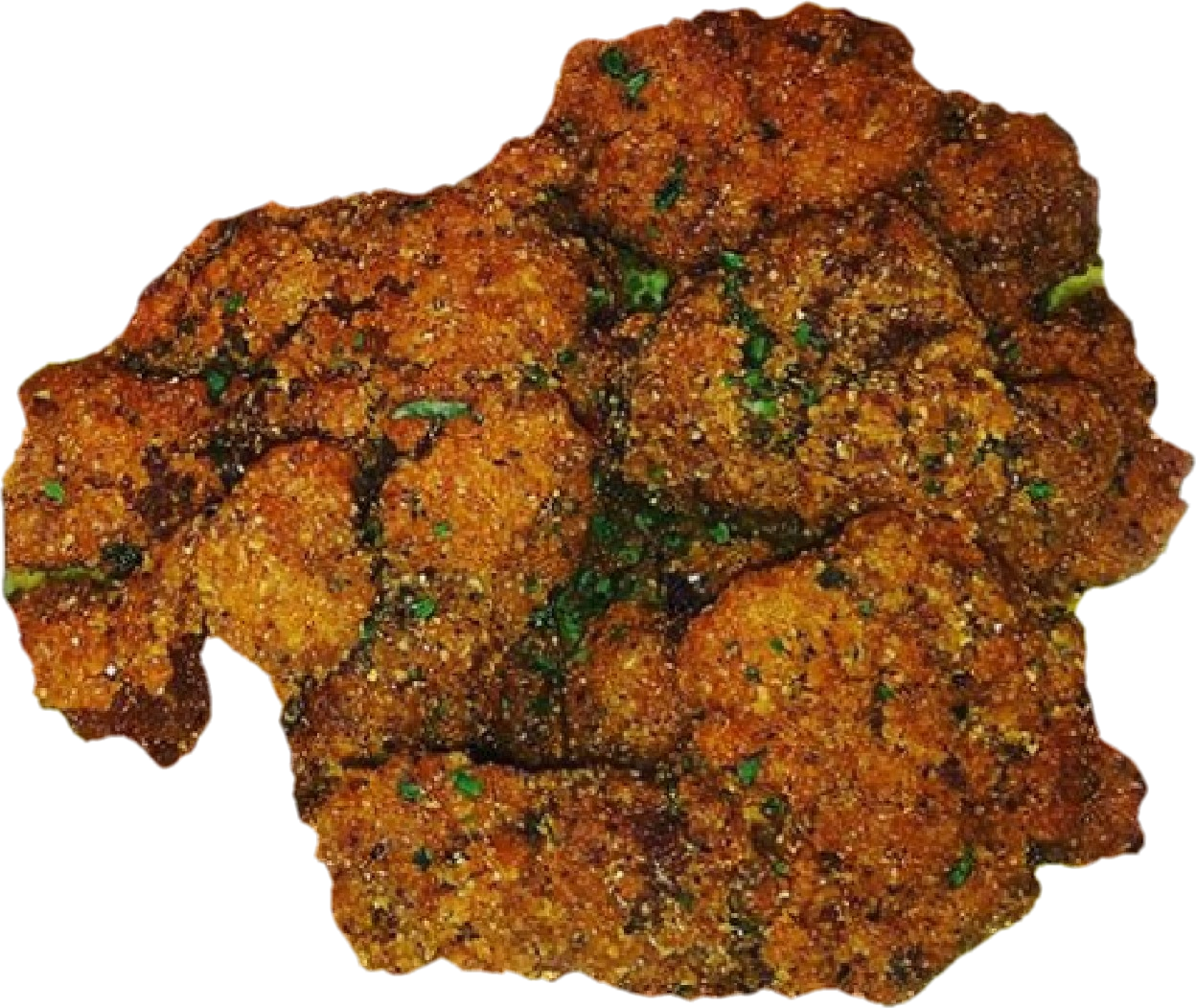 Naomi's Vegan Chic'n “talk Of The Town” - Chicken 65 (1248x1052), Png Download