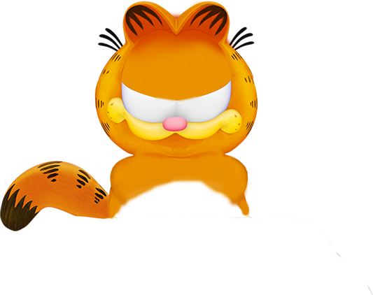 Garfield2 - Garfield Kart Logo Transparent (533x422), Png Download