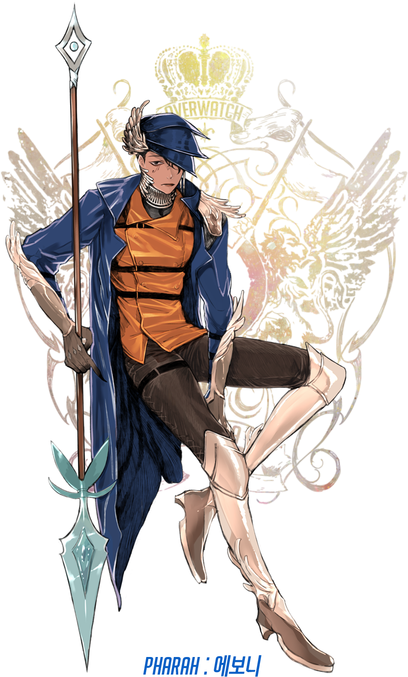 So Why Not Stand Out From The Crowd And Use This Fan - Overwatch Characters In Final Fantasy (1000x1415), Png Download