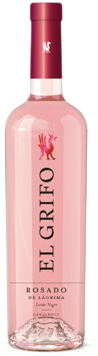 Rosado De Lagrima - Grifo Lanzarote Rosado Listan Negro (215x728), Png Download