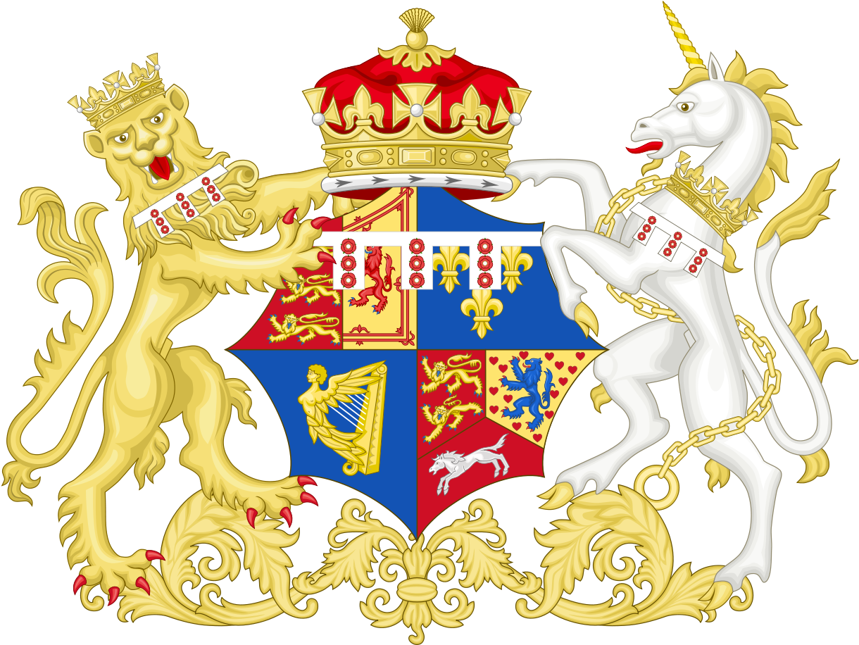 File Caroline Elizabeth Great - Royal Coat Of Arms (1280x920), Png Download