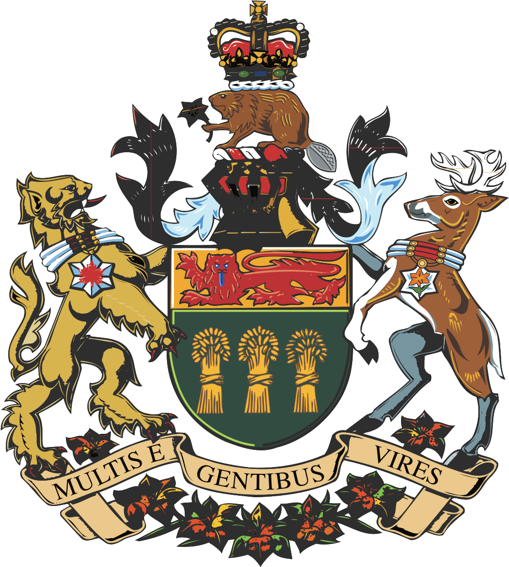 Coat Of Arms Saskatchewan - Saskatchewan Provincial Coat Of Arms (1200x1237), Png Download