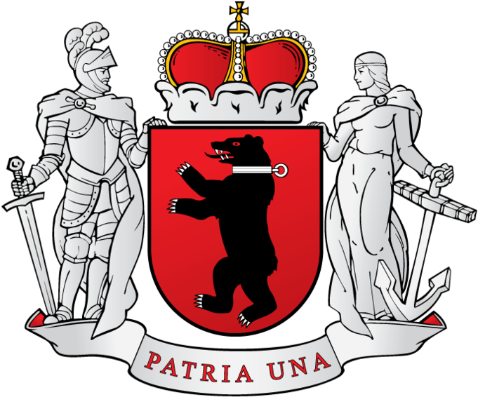 Grand Coat Of Arms Of Samogitia - Knight Coat Of Arms Supporter (711x600), Png Download