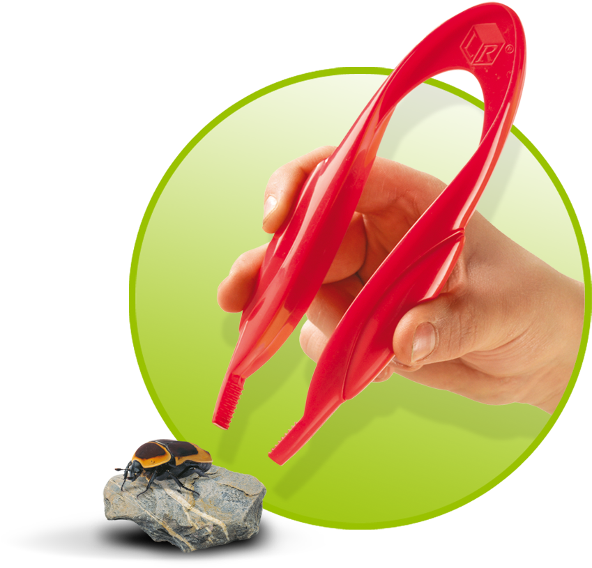 Magnifier &amp - Learning Resources Jumbo Tweezers Set Of 12 (1014x1014), Png Download