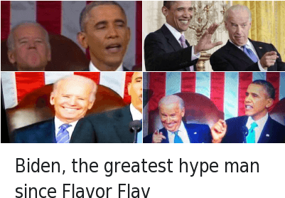 Hype, Hype Man, And Joe Biden - Obama Biden (400x300), Png Download