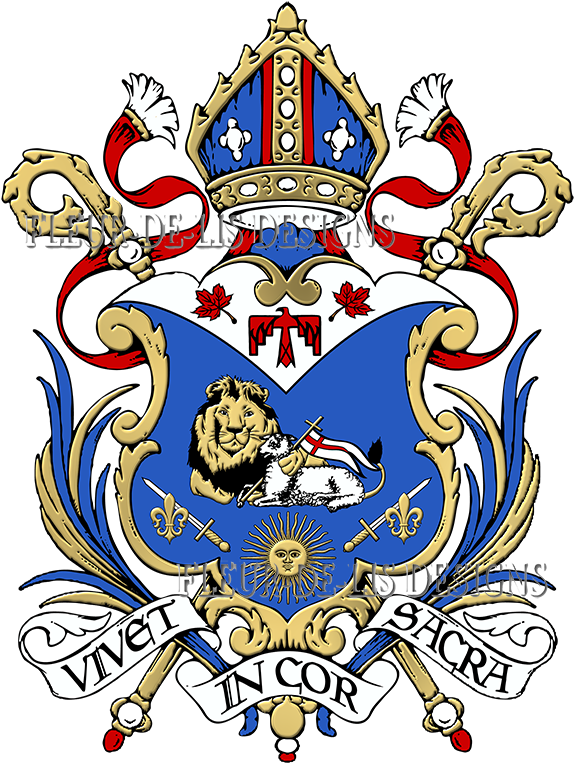 Ecclesiastical And Religious Coats Of Arms And Crests - Coat Of Arms (600x800), Png Download