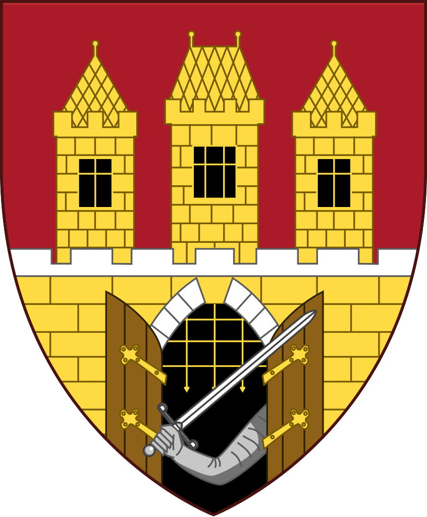 Prague Coat Of Arms Wikimedia - Chrysler Ram Center High Mount Stop Light. First Aid (846x1024), Png Download
