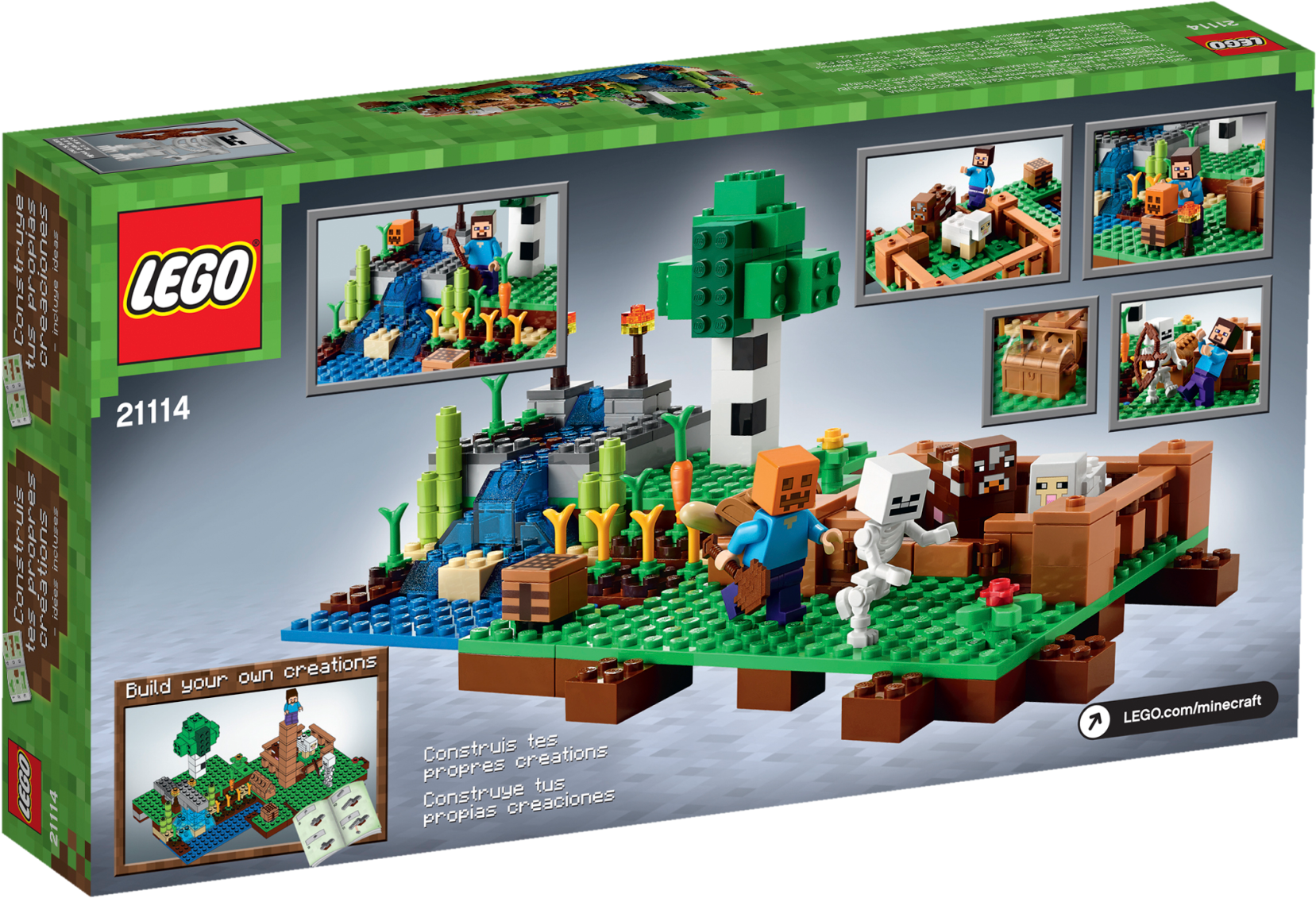 Lego® Minecraft™ The Farm - Lego 21114 Minecraft The Farm (2400x1800), Png Download