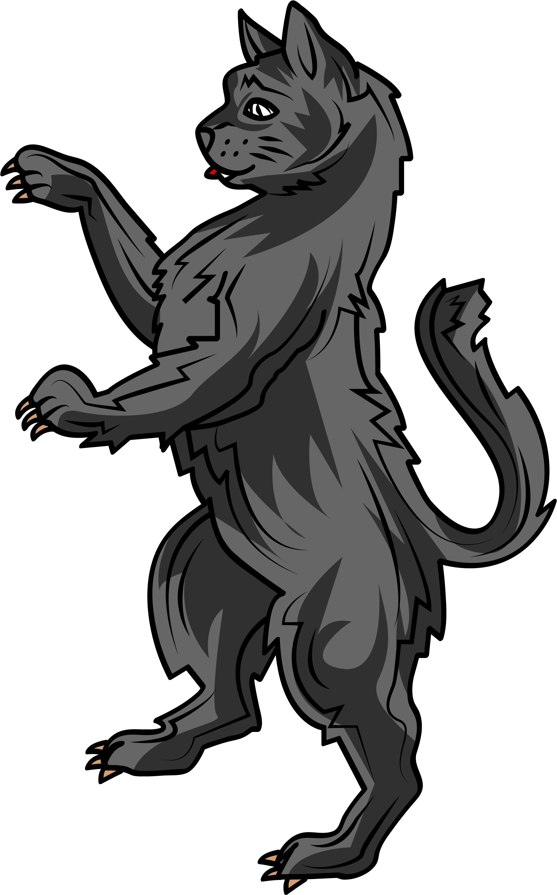 Cat - Coat Of Arms Cat (1904x3000), Png Download