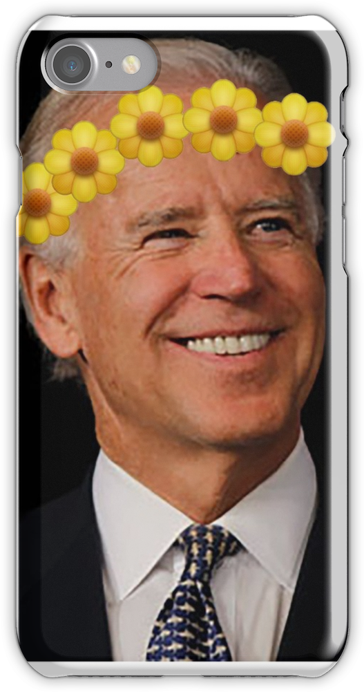 Joe Biden Flower Crown Iphone 7 Snap Case - Joe Biden (750x1000), Png Download