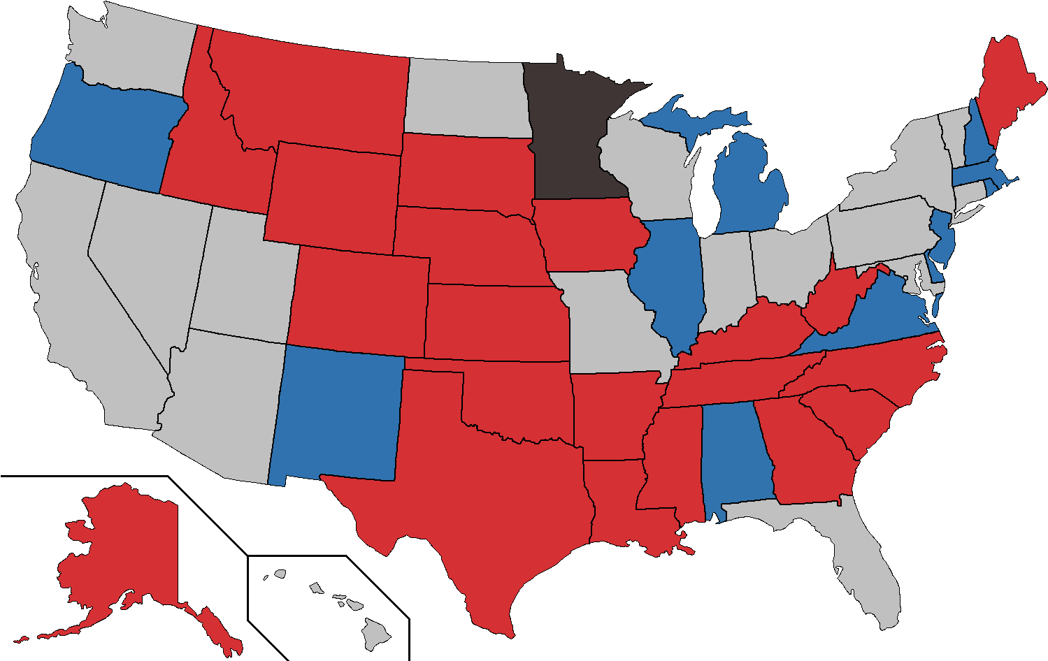 New Poll Reveals Who Americans Like More - 2020 Senate Elections Predictions (1513x983), Png Download